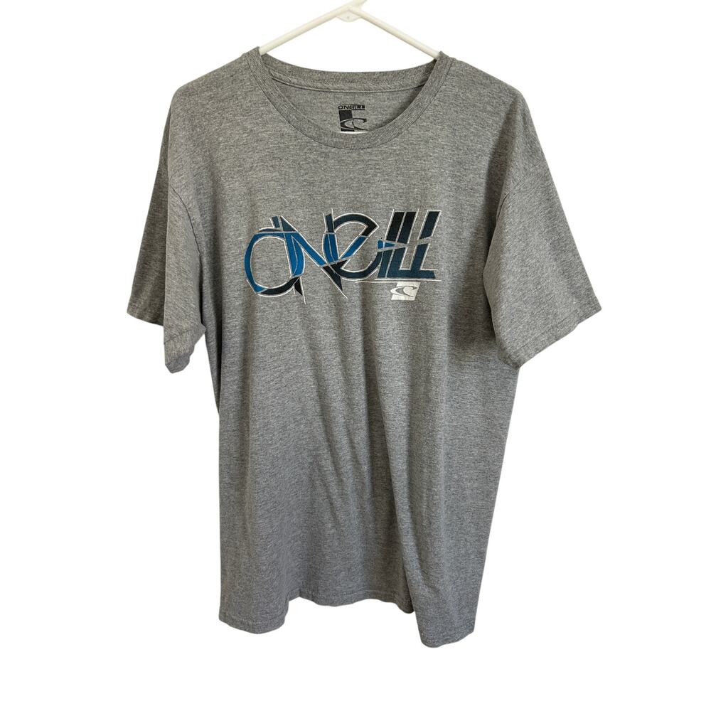 O'Neill Men's Large Gray Graphic Short Sleeve T-Shirt Tee